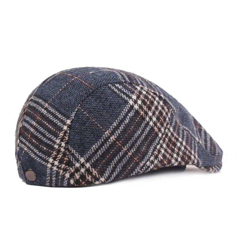 FS брендовый ретро Британский клетчатый берет для мужчин и женщин высокое