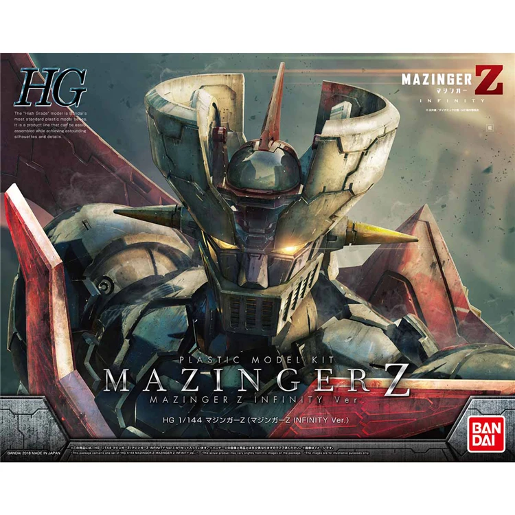 

limited edition in stock SUPER ROBOT Model HG 1/144 INFINITY MAZINGER Z Armor Unchained Mobile Suit Kids Toys