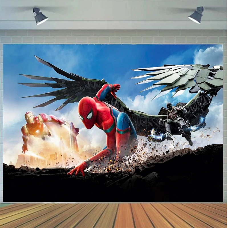 

Фон для фотосъемки паук Герой война День рождения украшение Баннер фотосессия фотосъемка фотосессия Фотостудия