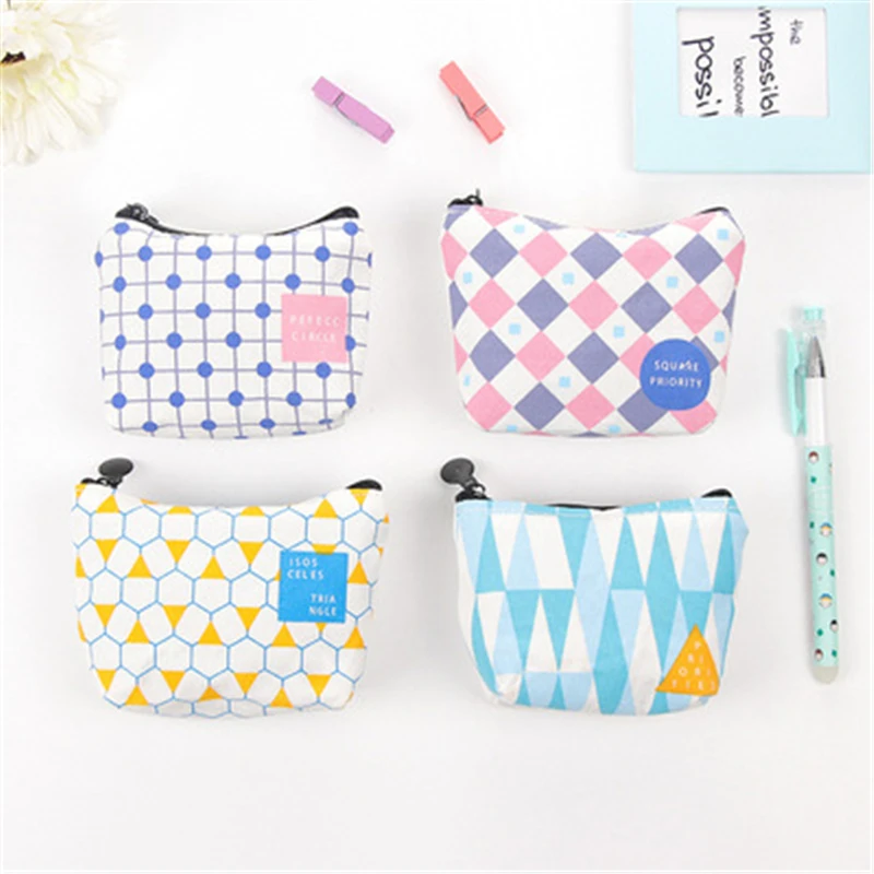 

DL Korean creative simple zero purse fresh lovely girl student coin pocket key bag Exquisite office supplies small gift