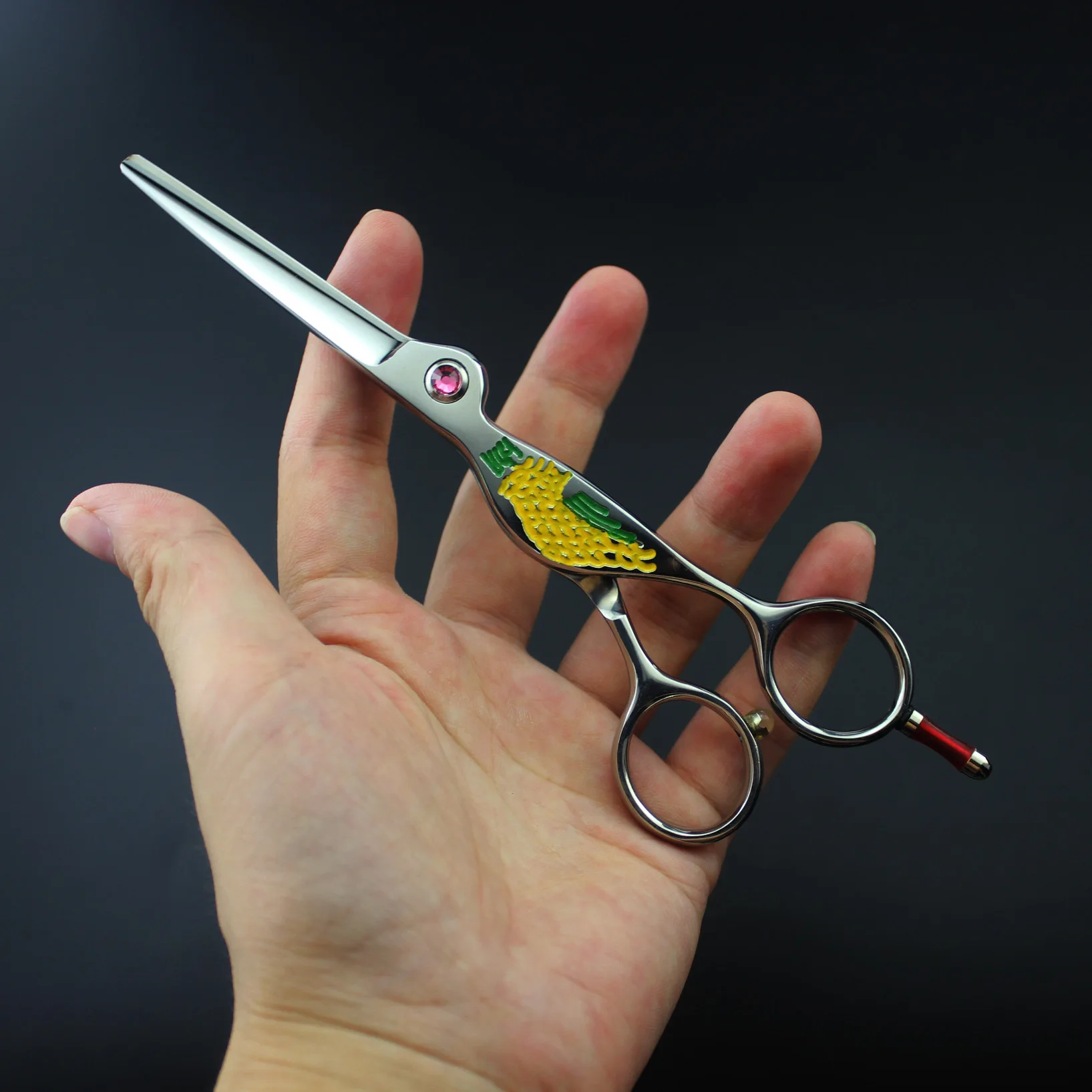 6 дюймов в форме птицы прямые ножницы для домашних животных стрижки собак кошек