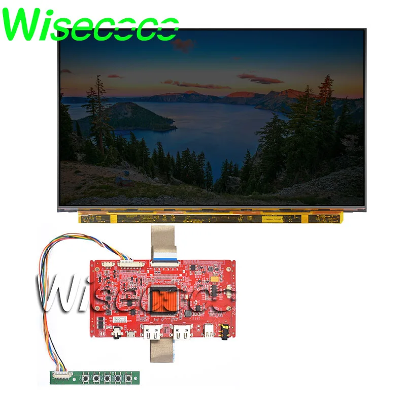 

Wisecoco 13,3 дюймовый 3d принтер 4K UHD ЖК-экран 3840x2160 ips дисплей edp 40 контактов плата контроллера удаление подсветки