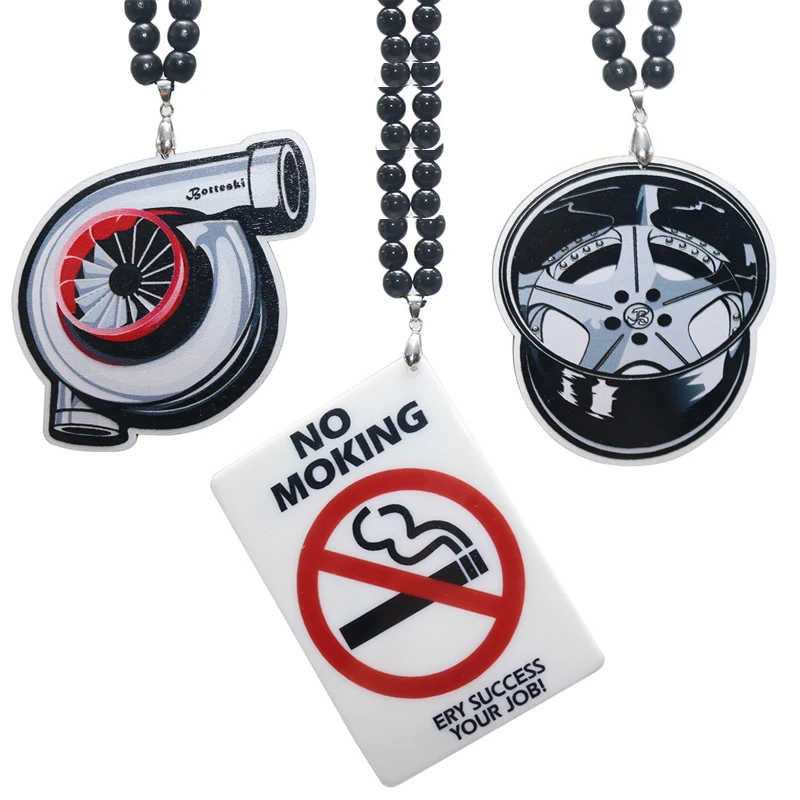 1 шт. Автомобильная подвеска из смолы колесо не курит домашнее зеркало заднего