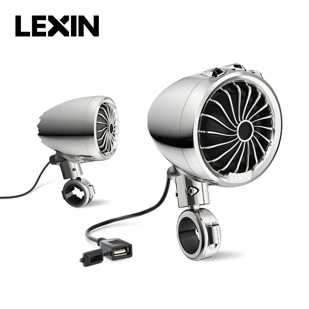 Lexin Q3 Moto колонки 150 Вт Bluetooth5.1 для 7/8 до 1 1/4 мотоцикла IP67 водонепроницаемый