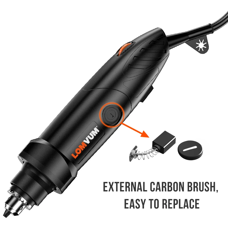 Электрический шлифовальный станок LOMVUM Dremel с 6 скоростями|Точильные камни| |