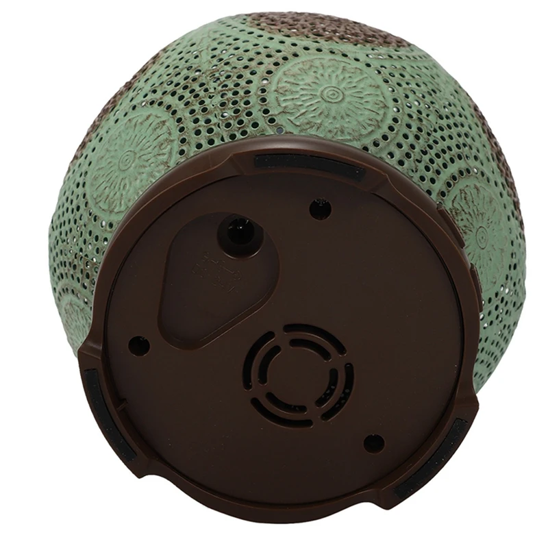 

HOT-120Ml Handmade Iron Ultrasonic Air Humidifier Electronic Aromatherapy Essential Oil Diffuser for Home with Colorful Lights