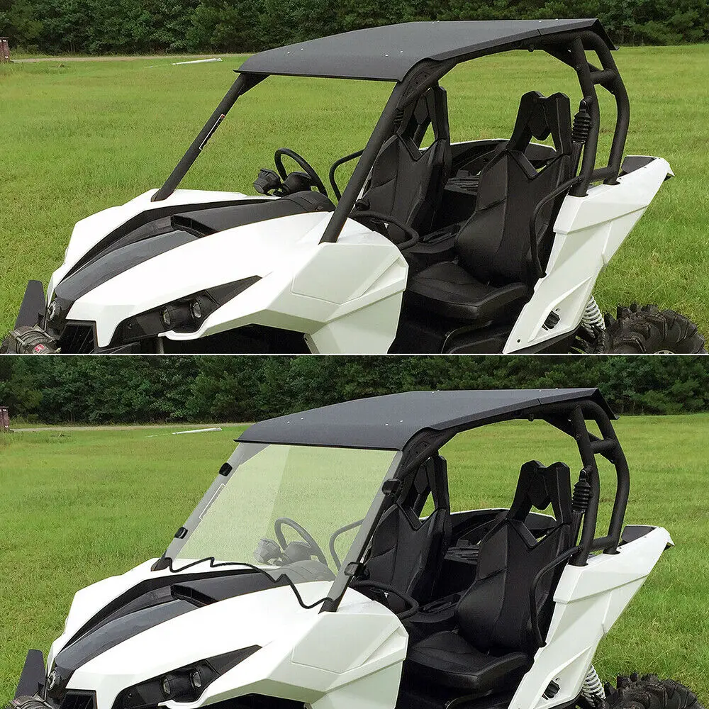 Полный 5" лобовое стекло с бесплатным стеклоочиститель для Can Am Maverick Max 1000 R 2013