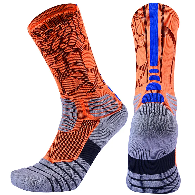 

Basketball Socks Men Shock Absorption Design Elite Cycling Socks for Men Outdoor Anti Slip Wear Resistant Basketball Socks Long