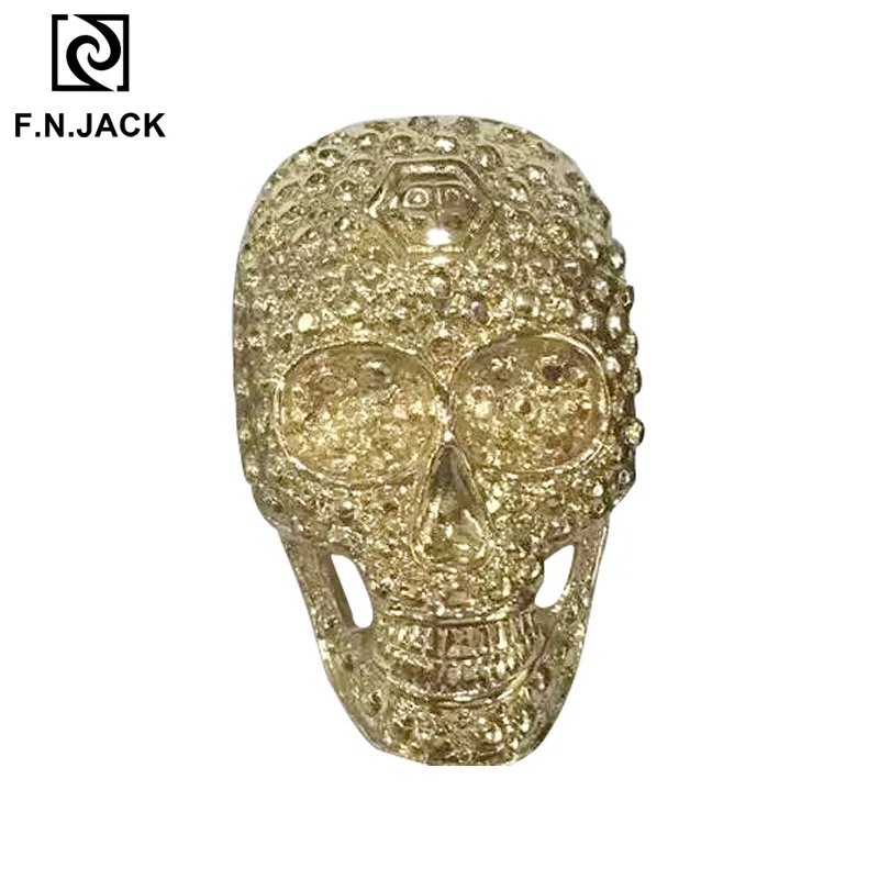 Новое поступление металлические аксессуары для мужских ремней с черепом 2019