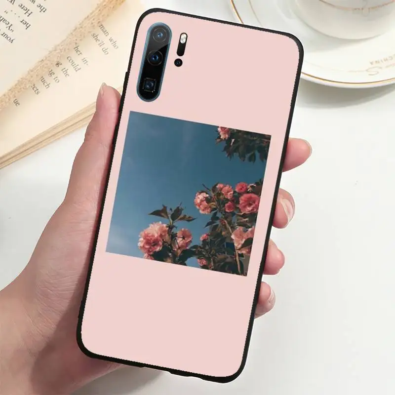 

Flower Sunflower Rose Phone Case For Huawei P20 P30 P40 lite Pro P Smart 2019 Mate 10 20 Lite Pro Nova 5t