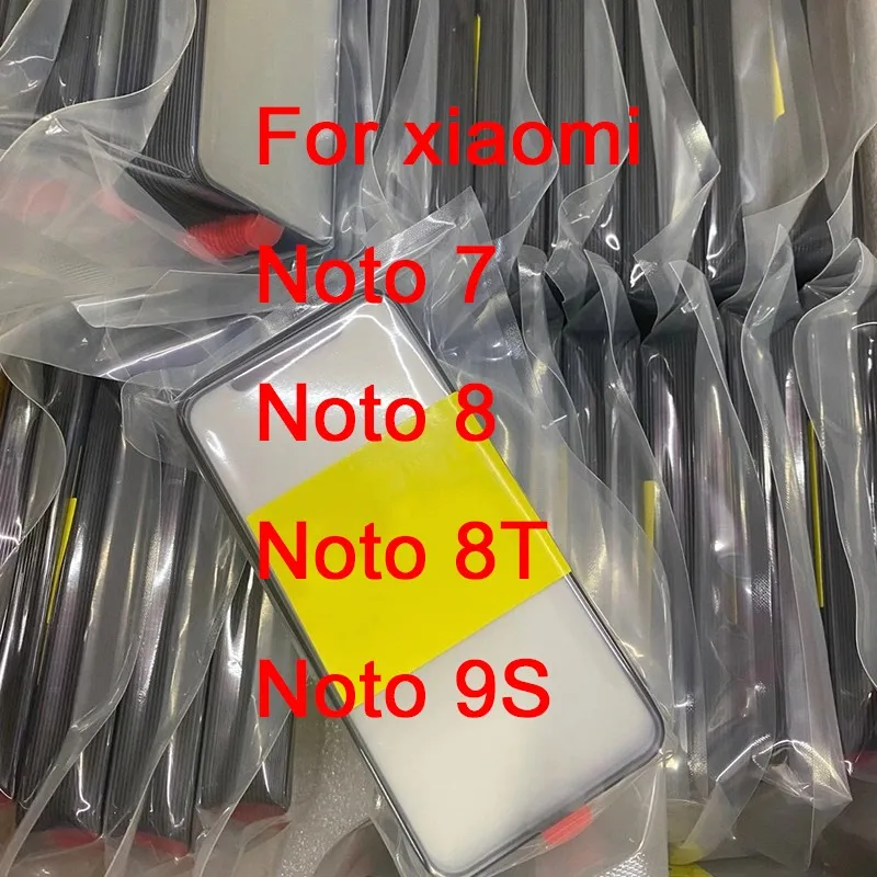 Внешний экран для Xiaomi Redmi Note 7 8 8T 9S передняя сенсорная панель ЖК-дисплей стеклянный крышка объектива Ремонт телефона Заменить запчасти.