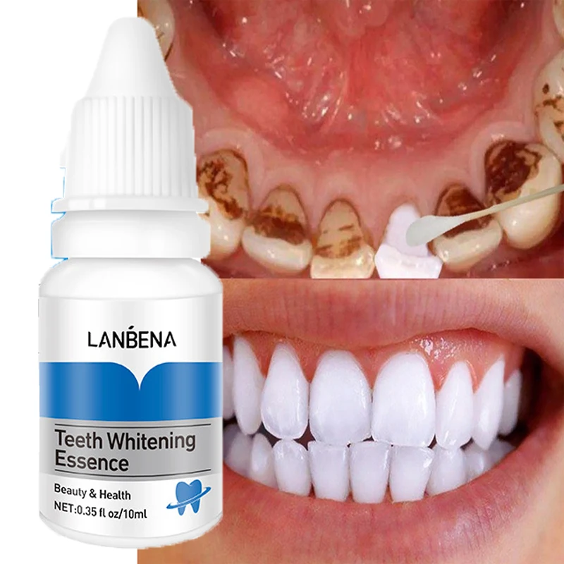 

LANBENA Teeth Whitening Serum Essence Powder Oral Hygiene Cleaning Essence Removes Plaque Stains Tooth Bleaching Dental Tools