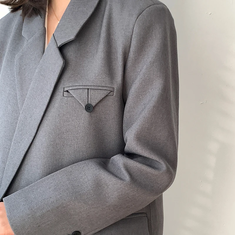 Тренч Женский однотонный ветровка в минималистичном стиле элегантное пальто