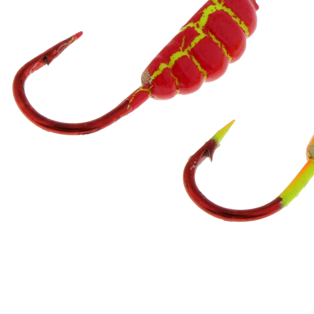 6Pcs/Set Winter Ice Fishing Hook Hard Lures Lead Jigs Head Hooks Baits | Спорт и развлечения