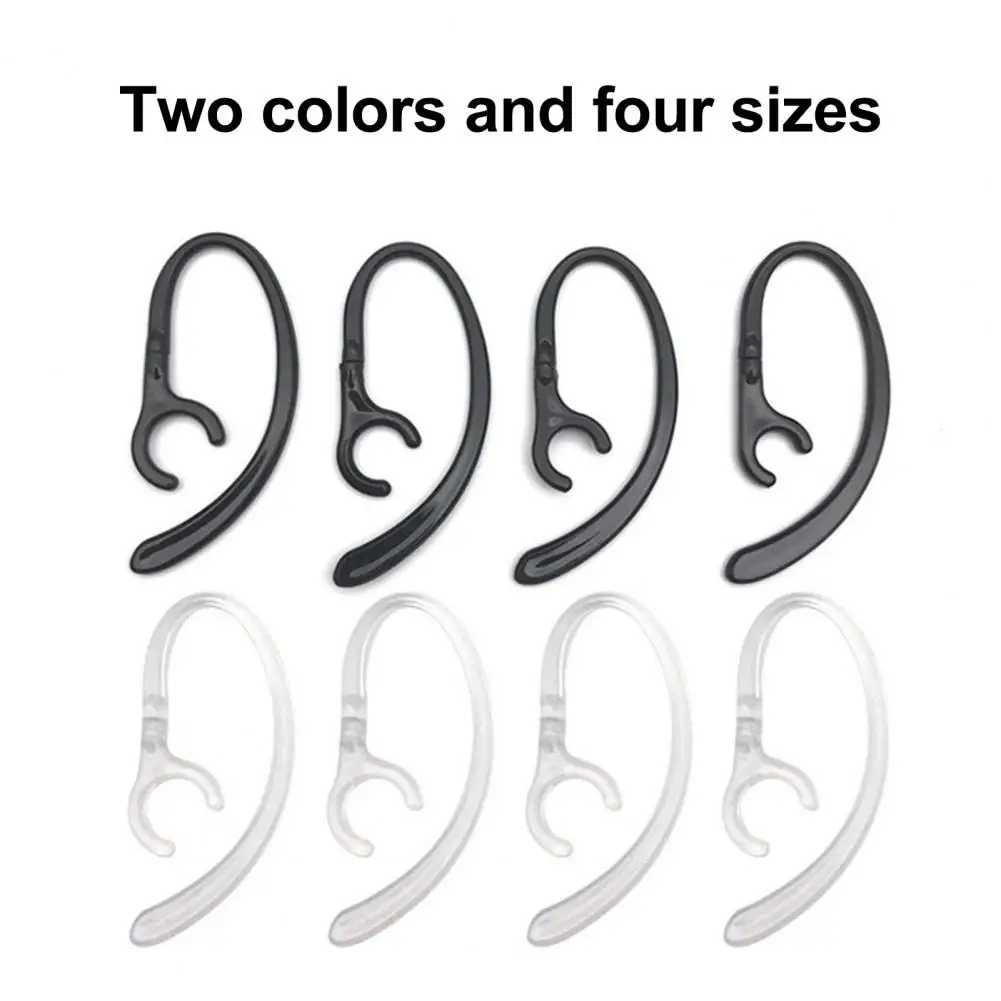 

Bluetooth Earphones Transparent Soft Silicone Ear Hook Loop Clip Headset 6/7/8/9mm 360 Degree Rotatable Earphone Accessory