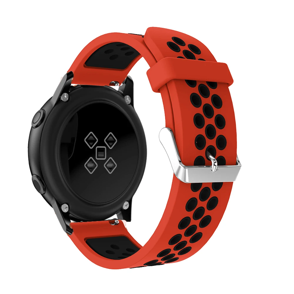 20 мм ремешок силиконовый для Samsung Galaxy 42 активные часы замена Браслет Amazfit Pace