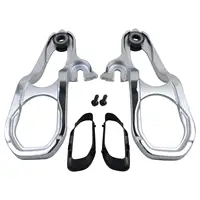 AP01 Chrome Tow Hooks with Hardware Front Left & Right For Ram 1500 DT Pickup 4-Door 68288777AA  68288776AA