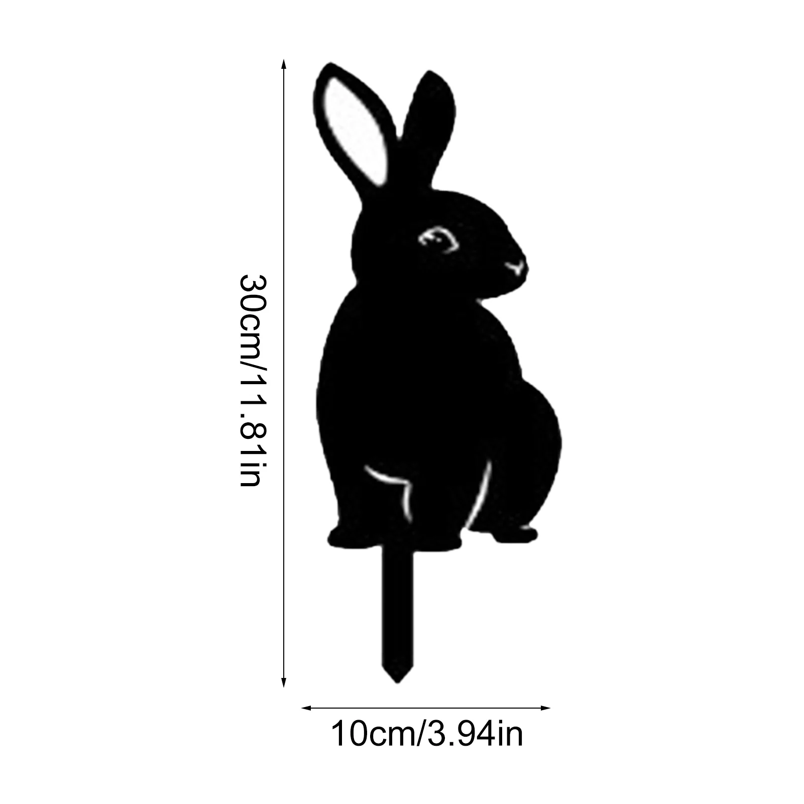 

2021 Art Squirrel Metal Statue Peg 2D Squirrel Figure Ground Insert Decor For Yard Decor Gift Manor Lawn Black Garden Decoration