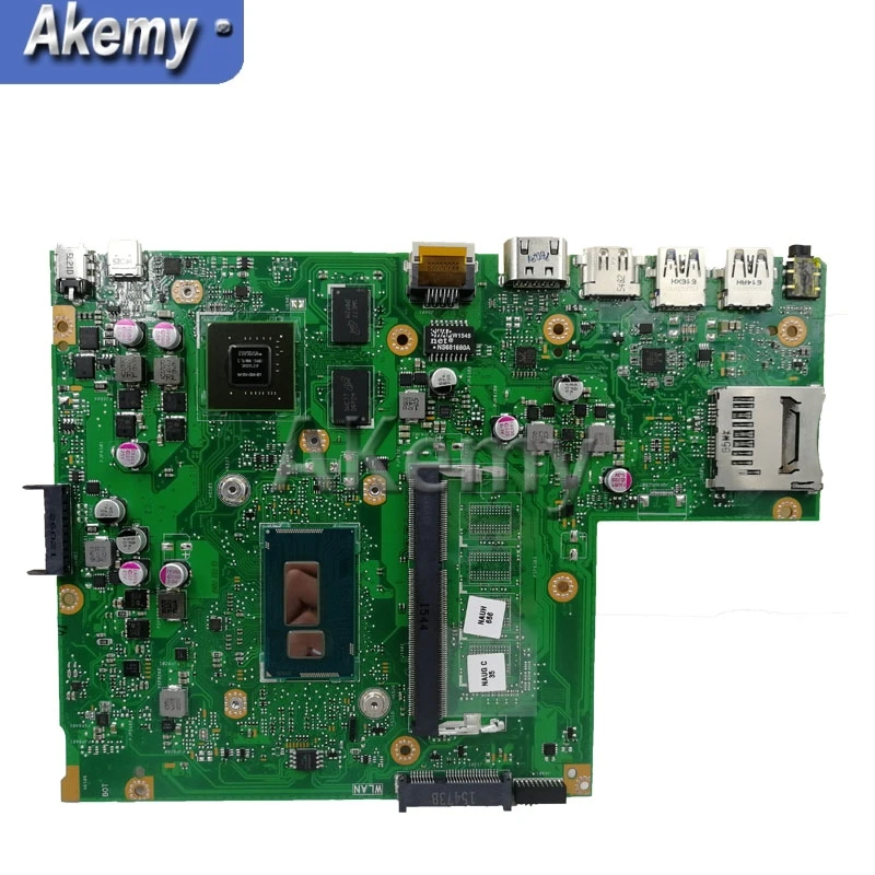 Akemy X540LJ материнская плата для ноутбука ASUS X540L F540L X540 тест оригинальная I3-4005U GT920M |