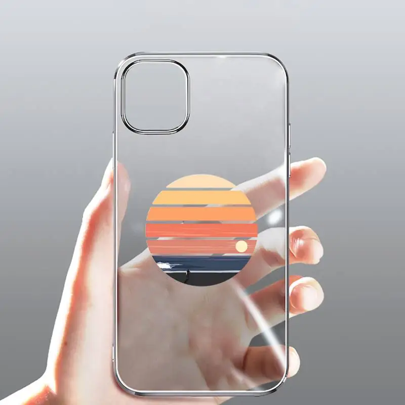 

Hot Sea wave surf summer surfing ocean Phone Case Transparent for iPhone 11 12 mini pro XS MAX 8 7 6 6S Plus X 5S SE 2020 XR