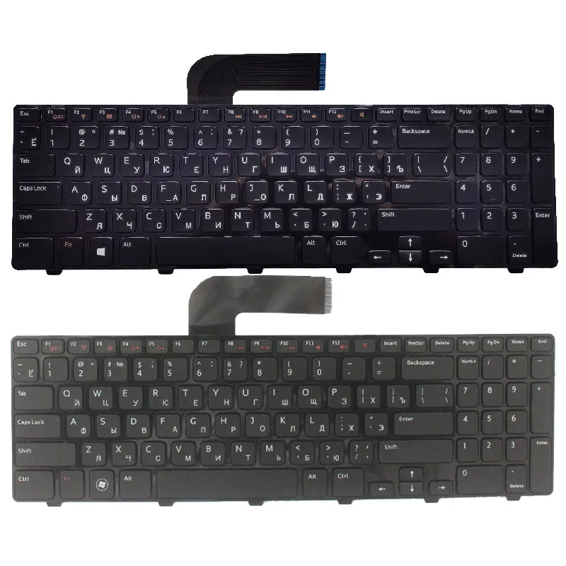 RU черная новая клавиатура для ноутбука DELL N5110 Inspiron 15R Ins15RD 2528 2728 2428 M501Z M5110 M511R с