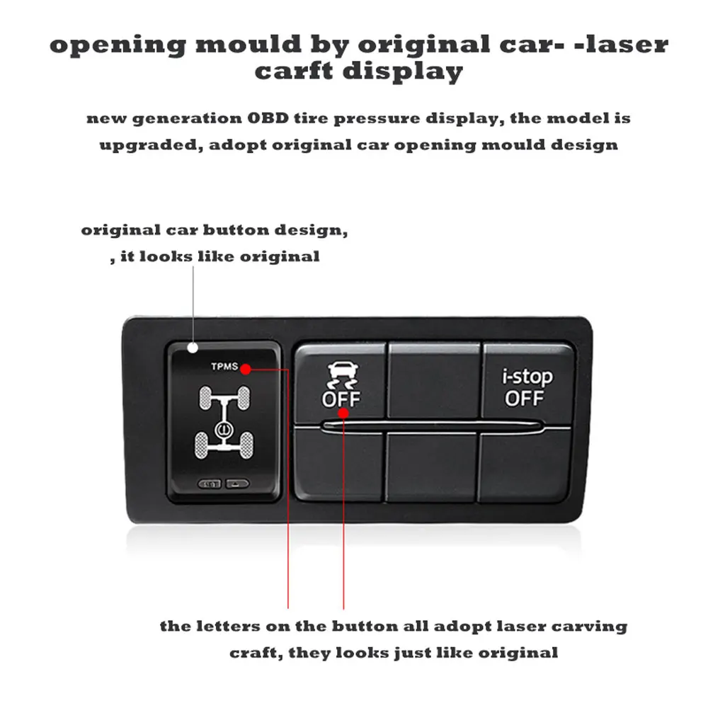 Автомобильный датчик давления в шинах OBD TPMS для Toyota Land Cruiser 2010-2015 автомобильная