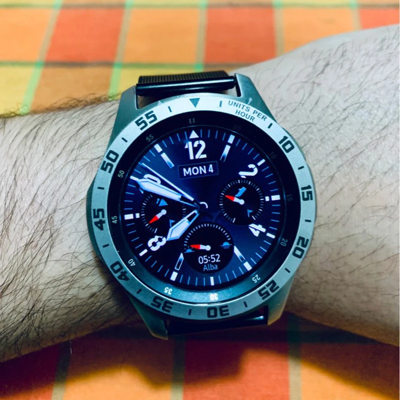 Металлический чехол с кольцом-ободком для Samsung Galaxy Watch 46 мм 42 защитный рамкой Gear S2
