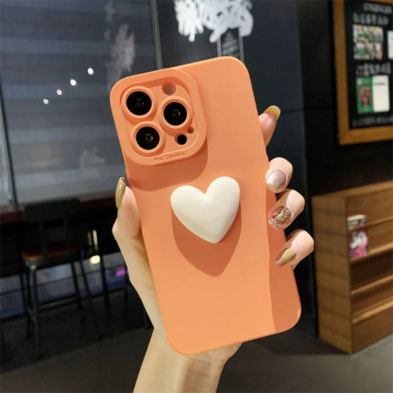 

For iphone 11 13 12 Pro Max XS XR 8 7 6 Plus Phone Case 3D-love Pupil Eye Full Edging Fashion Cute Soft Shockproof Silicone Case
