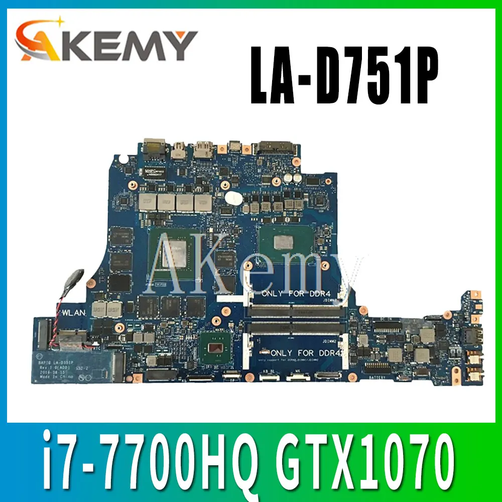 Для Dell Alienware 15 R3 17 R4 Материнская плата ноутбука BAP10 LA D751P RNF7V CN 0RNF7V материнская i7 7700HQ