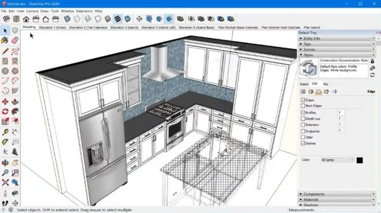 

SketchUp Pro 2020 for Win/Mac 3D Graphic Design Drawing Tools Quick Install - Easy to Use
