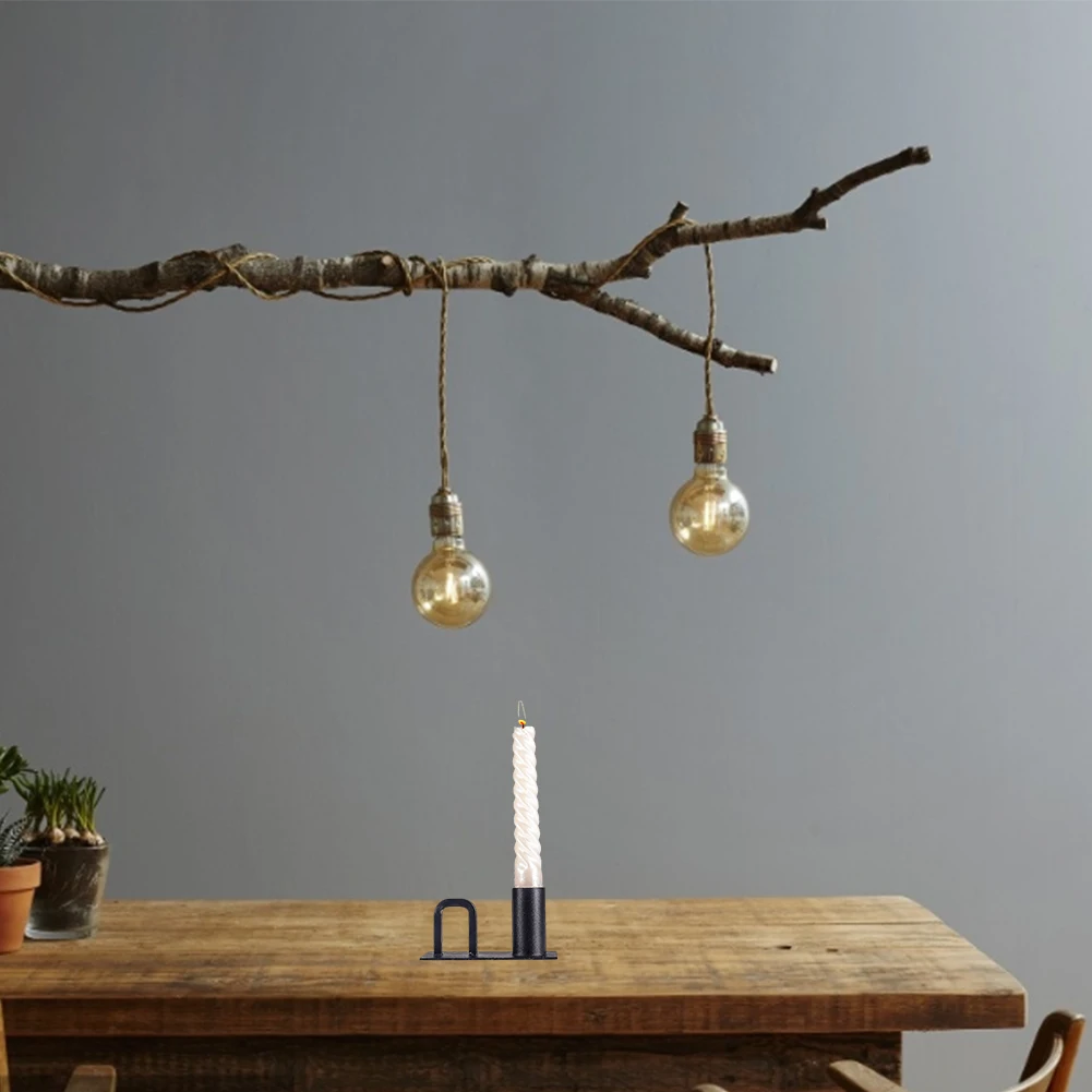 

2PCS Candlestick Holder Metal Retro Fashion Wedding Candle Stand For Wedding Birthday Party Candlestick Table Home Decor