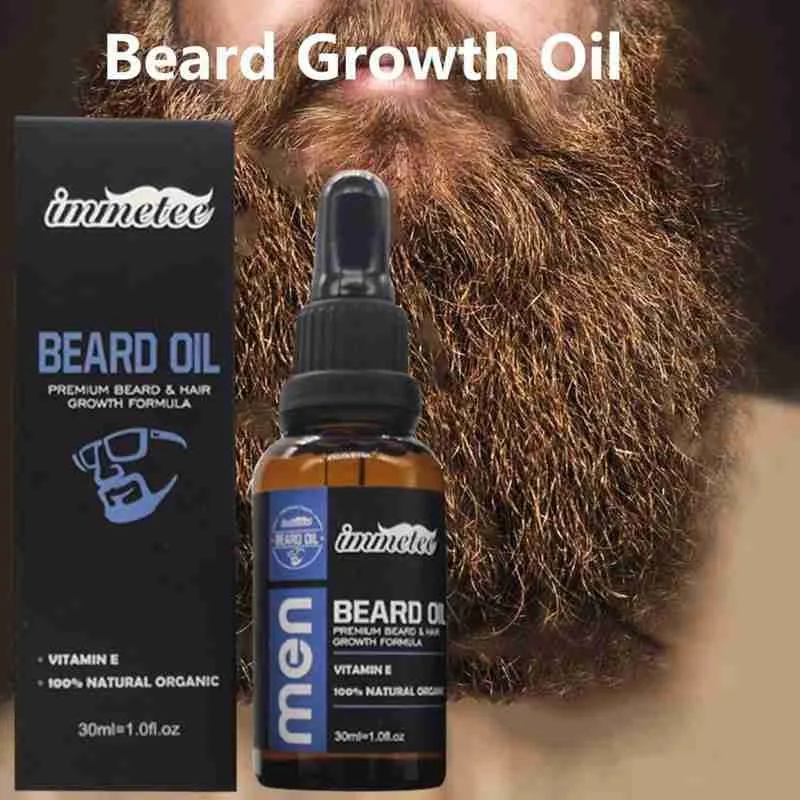 

Softening Beard Oil loss Products Beard Care Essential Oil and Beard Growth Oil Men Beard Nourishing Enhancer