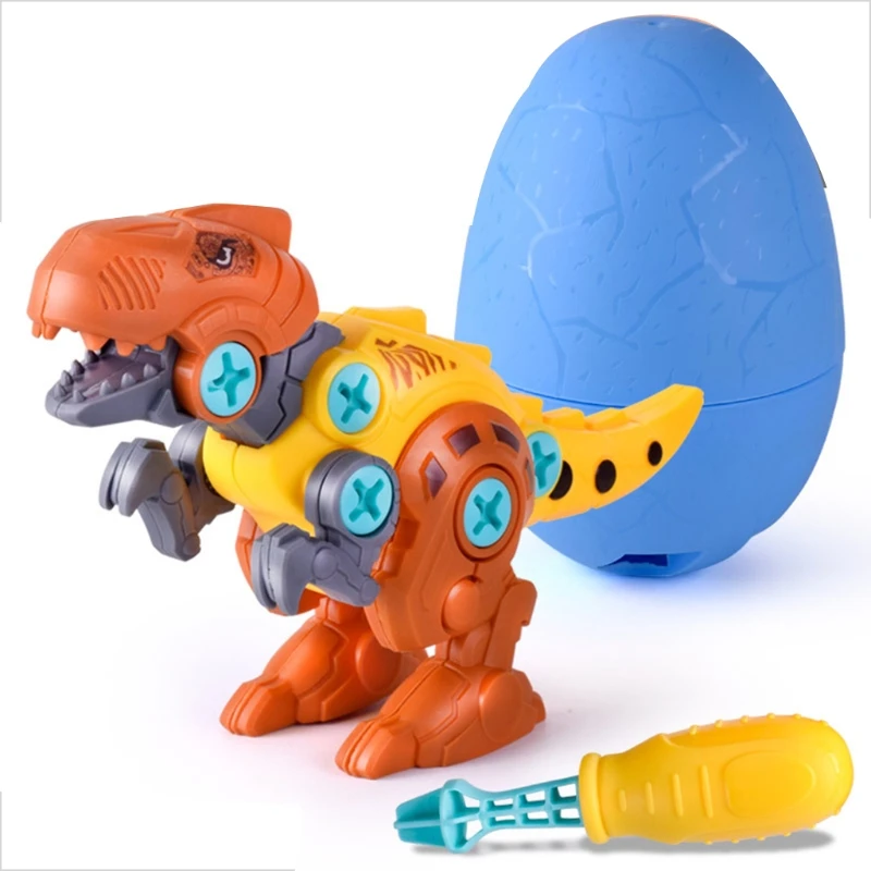 

Take Apart Dinosaur Toys for Kids - Building Dino Egg Play Kit with Screwdriver