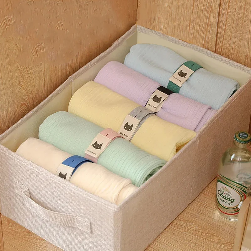 

Household Clothing Storage Binding Straps Lazy Self-adhesive Roll Belt Folding Clothes Pants Sweater Storage Elastic Belt