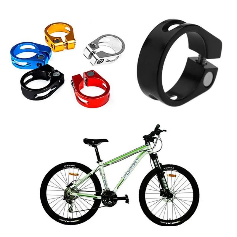 

31.8/34.9mm Aluminum Tube Mtb Bike Bicycle Saddle Seat Clamp Fit For 27.2mm/30.8mm-31.6mm Seatpost Cycling Parts