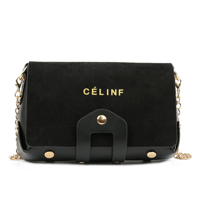 

Small bag women's autumn and winter 2020 new Korean version simple and versatile messenger bag chic chain retro frosted shoulder