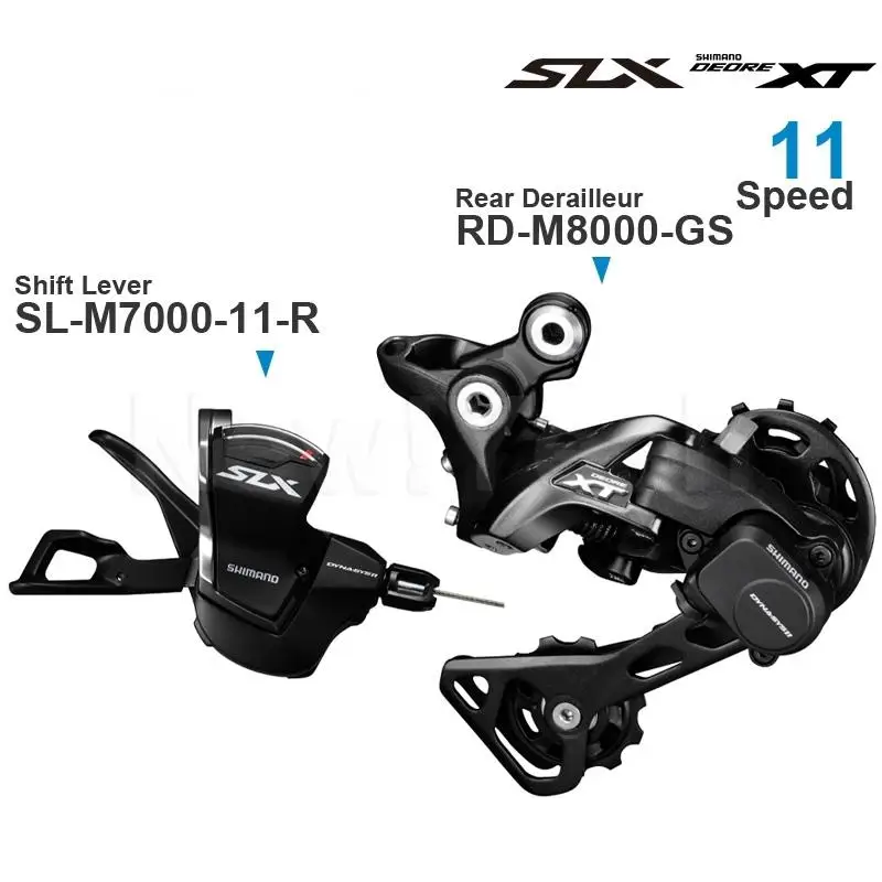 Переключатель передач Shimano SLX M7000 DEORE XT M8000 11 В С переключателем и задним