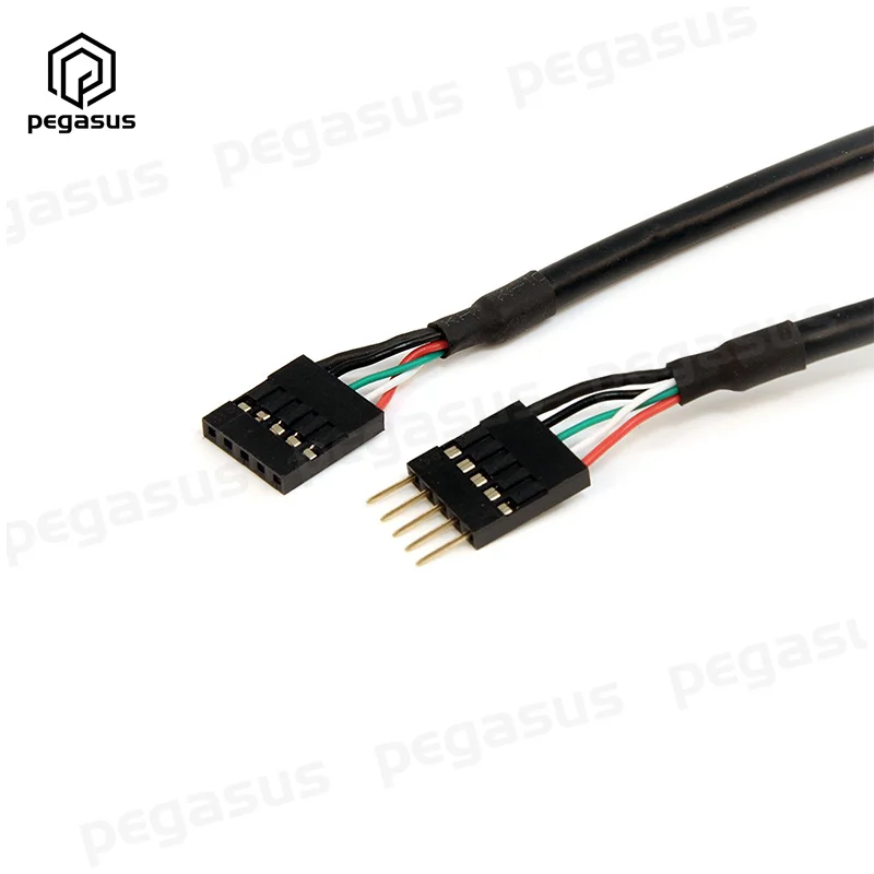 1 метр DuPont 2 54 5-контактный USB IDC разъем материнской платы штекер-гнездо