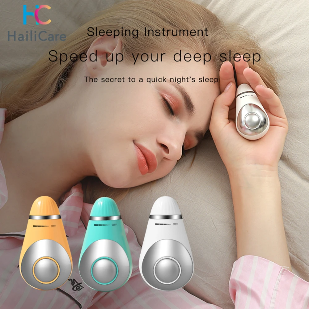 

Microcurrent Pulse massage Stimulation Hypnosis Sleep Aid Insomnia Device CES Relieve Mental Eliminate Anxiety Child Adult Relax