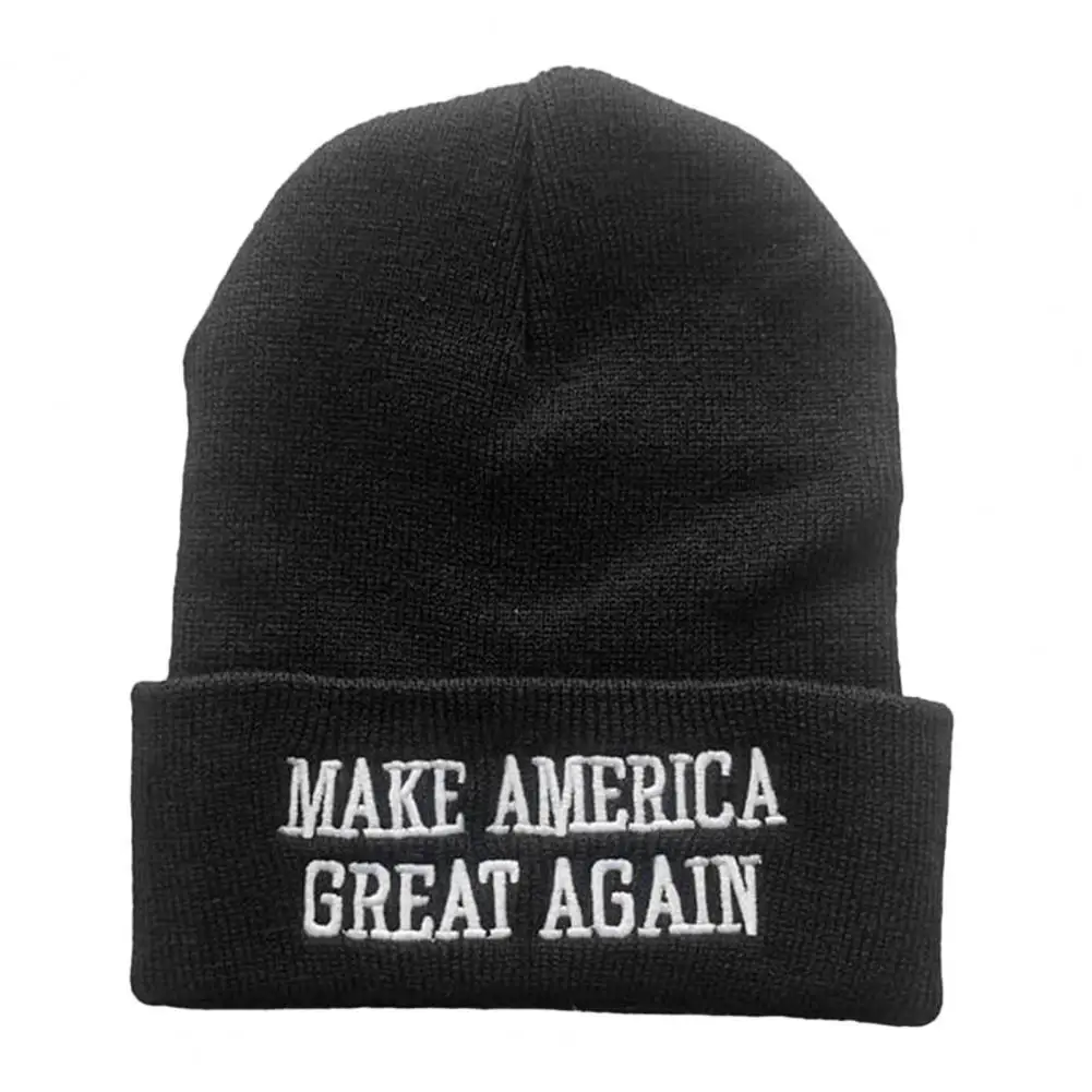 

Knitted Hats Hand-knitted Velvet Windproof Embroidered Hip Hop Caps for Winter