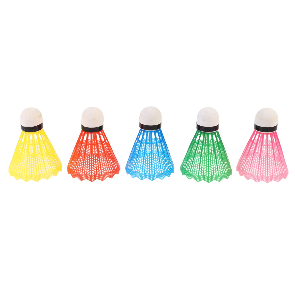 

6 шт. разноцветные шарики для бадминтона, воланы для бадминтона, аксессуары для бадминтона для спорта на открытом воздухе (случайные цвета)
