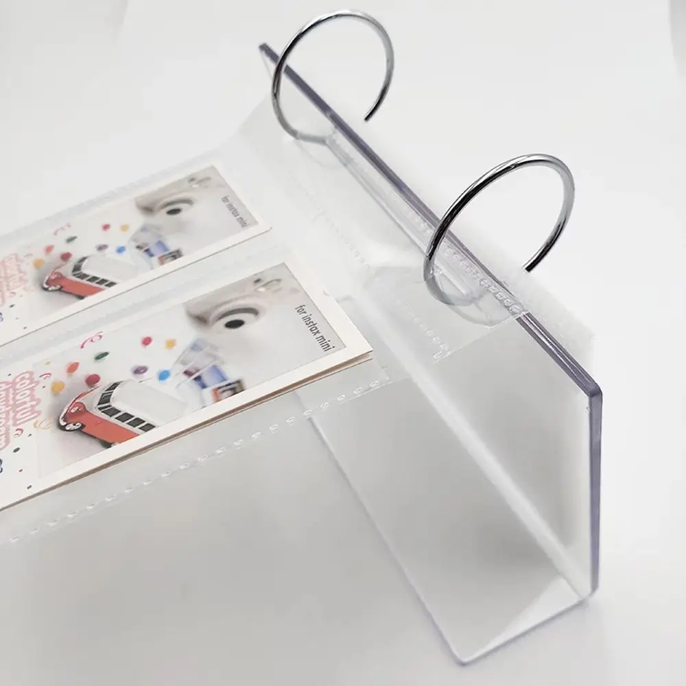 

3/5 Inch Desktop Album Acrylic Desktop Standing Desk Calendar Mini Album Home Decoration Star Postcard Collection