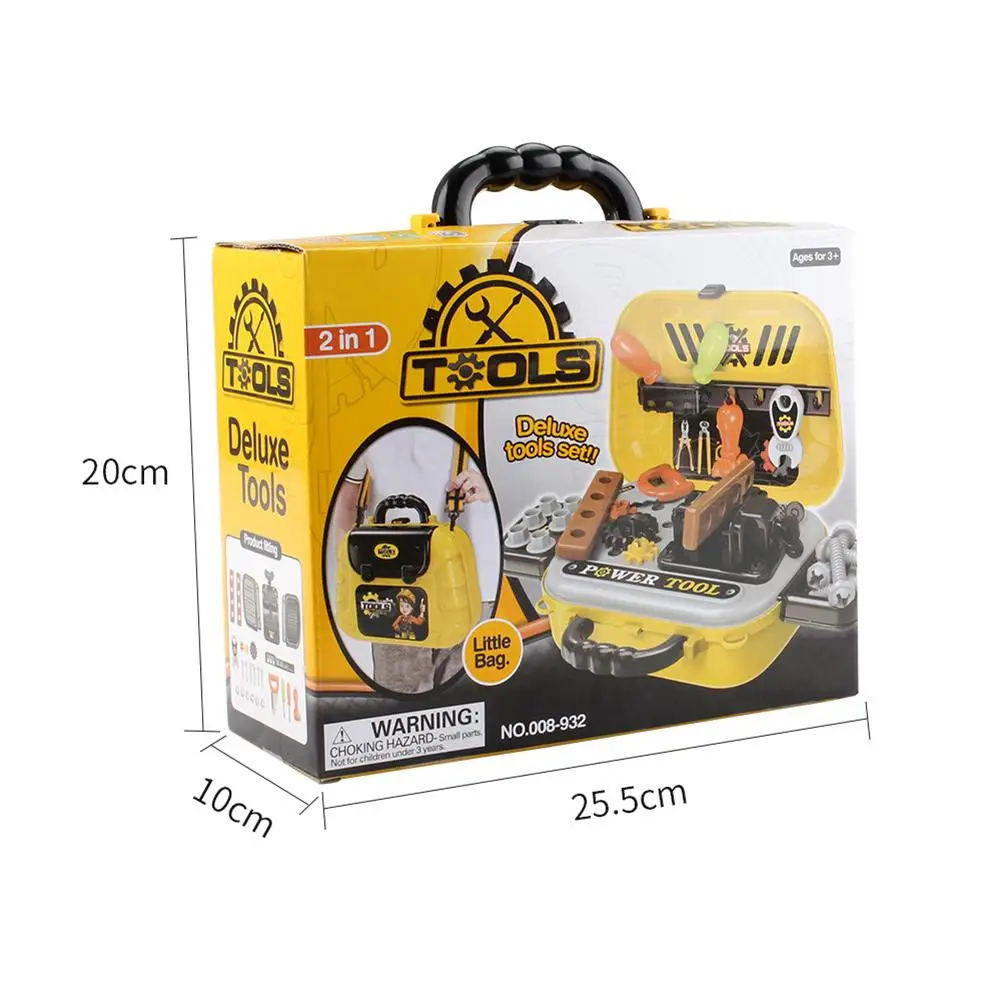 Power Toolly DIYes Набор детских строительных молотков, мастерские, игрушки для ролевых игр, возможность улучшить игрушечный комплект в подарочной коробке