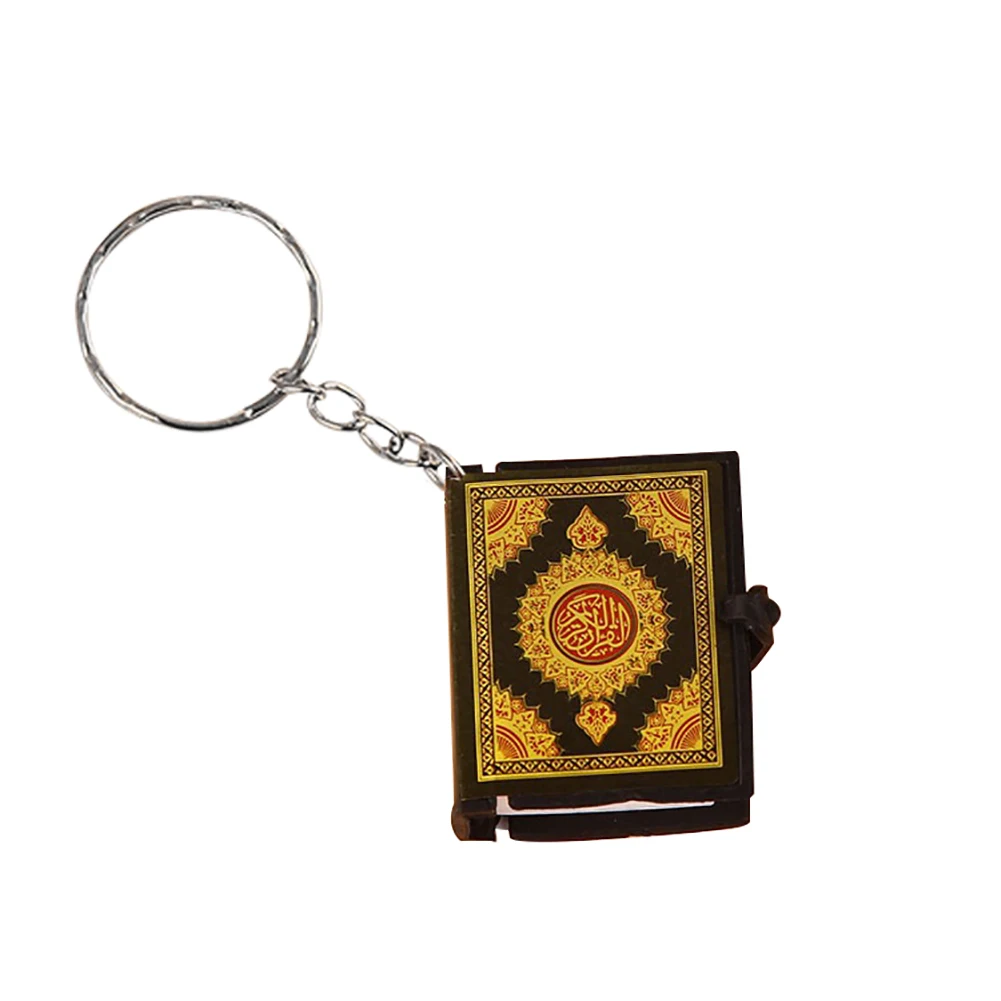 Keychain Unisex Mini Quran Arabic Pendant Bag Car Hanging Key Ring Birthday Gift Design Holder Blessing Gifts | Украшения и