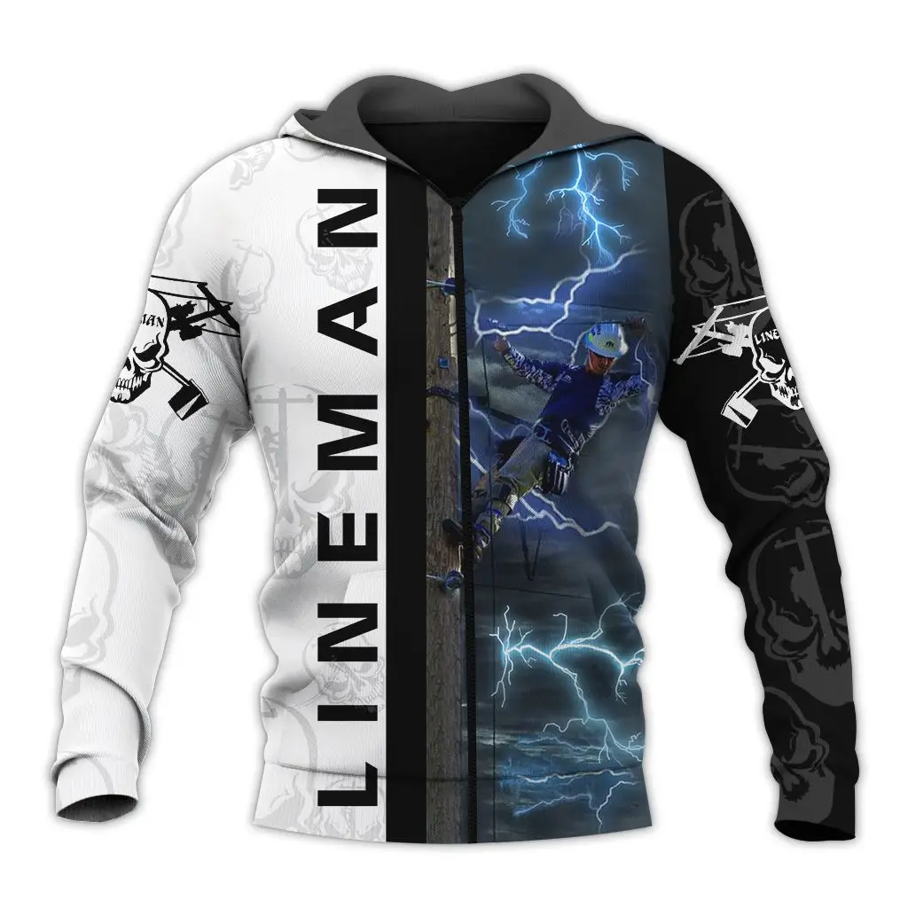 

PLstarCosmos 3DPrint Newest Lineman Art Unique Harajuku Streetwear Funny Casual Unisex Pullover Hoodies/Sweatshirt/Zip Style-1