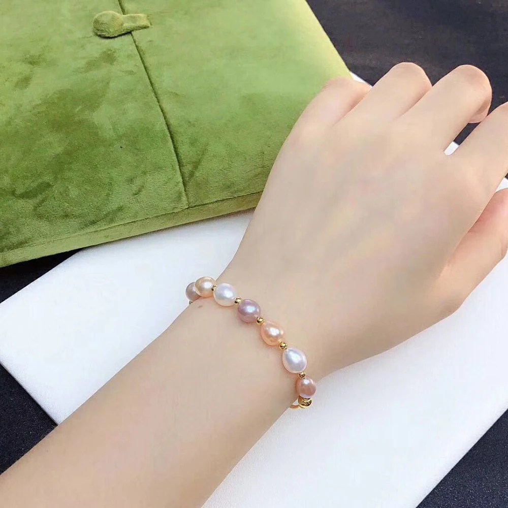 Браслет MADALENA SARARA 6-7 мм из натурального пресноводного жемчуга в форме риса браслет