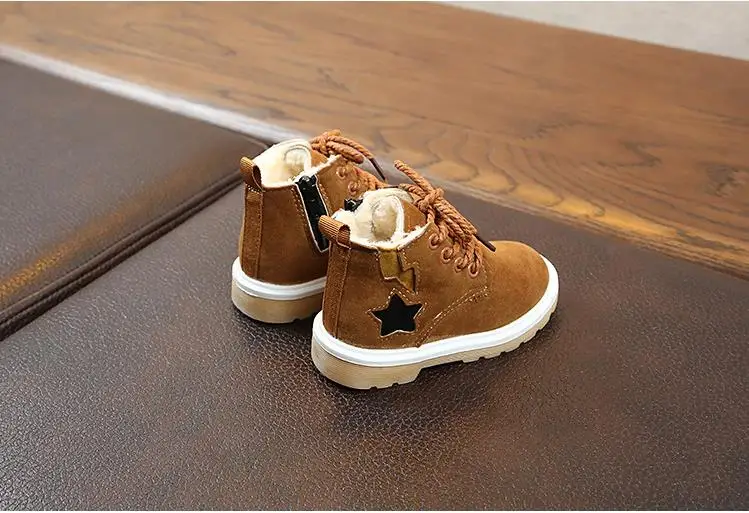 COZULMA Winter Baby Boys And Girls Shoes Boots Kids Fashion Snow Boots Children Warm Plush Cotton Thick Soft Shoes for 1-8 Years