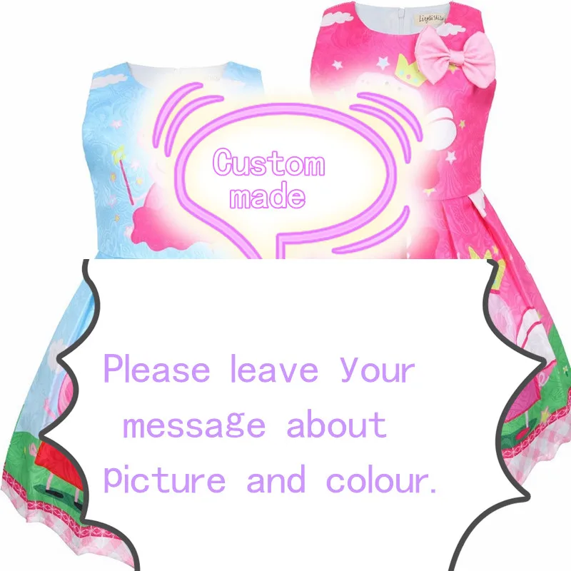 Платье принцессы детская одежда для девочек Розовые Детские платья vestido roupa robe