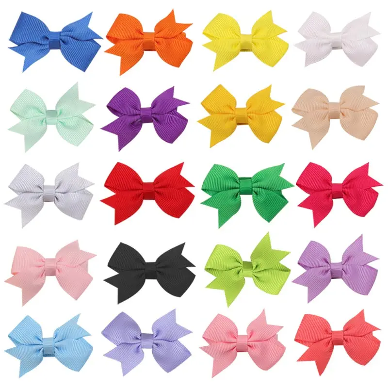 

2Pcs /Set Bowknot Hair Clips For Baby Girls Candy Color Hairpin Ribbon Kids Barrettes Baby Hair Accessories ganchos para niñas