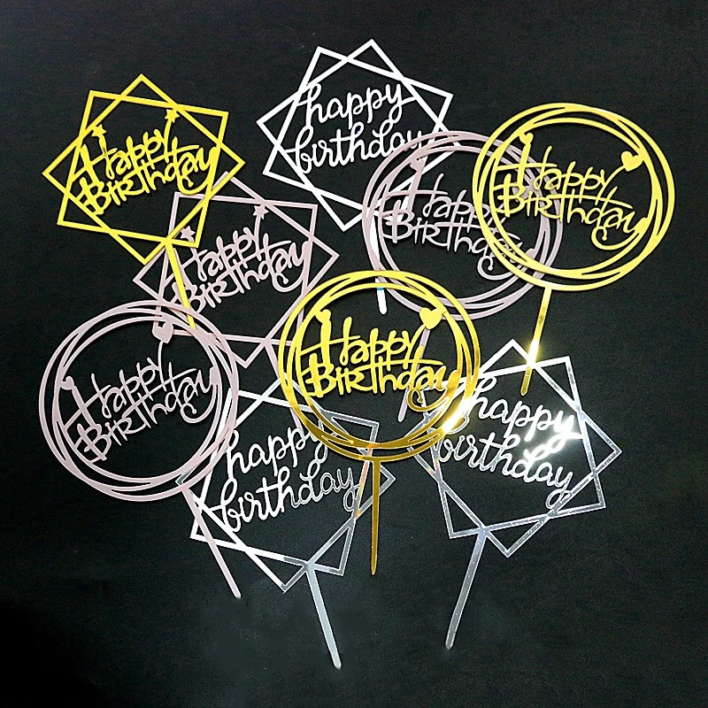 Акриловая Золотая Серебряная розовая черная искусственная квадратная коллекция